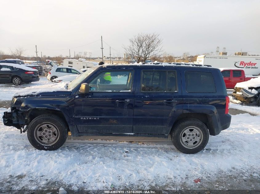 2016 Jeep Patriot Sport VIN: 1C4NJRBBXGD524264 Lot: 43927615
