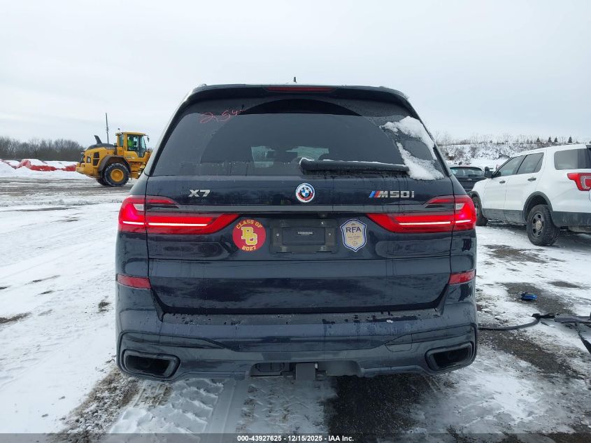2022 BMW X7 M50I VIN: 5UXCX6C04N9N07301 Lot: 43927625