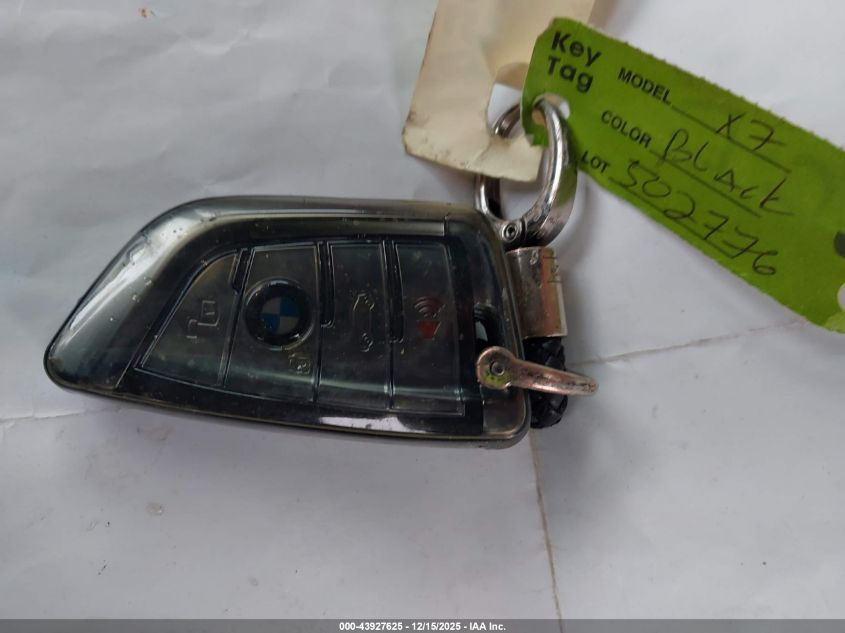 2022 BMW X7 M50I VIN: 5UXCX6C04N9N07301 Lot: 43927625