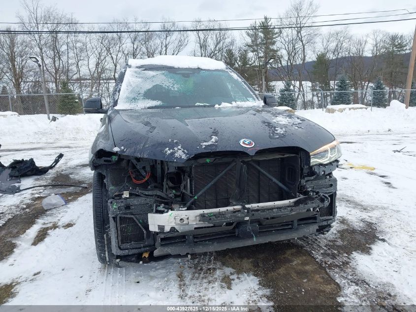 2022 BMW X7 M50I VIN: 5UXCX6C04N9N07301 Lot: 43927625