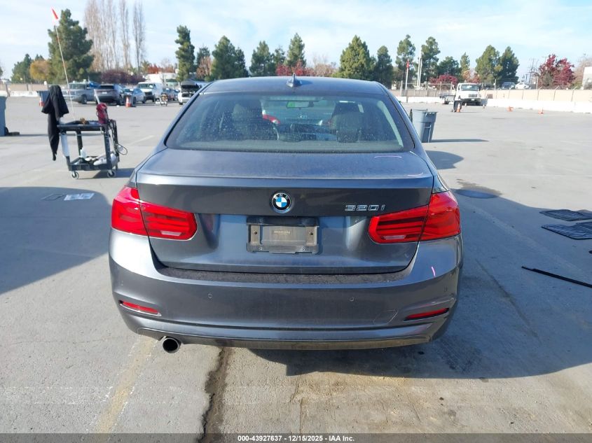 2016 BMW 320I VIN: WBA8A9C55GK616557 Lot: 43927637