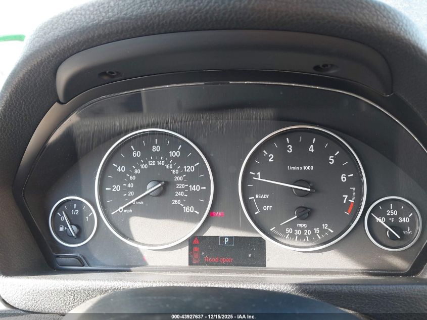 2016 BMW 320I VIN: WBA8A9C55GK616557 Lot: 43927637