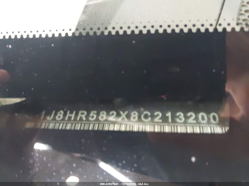 2008 Jeep Grand Cherokee Limited VIN: 1J8HR582X8C213200 Lot: 43927641