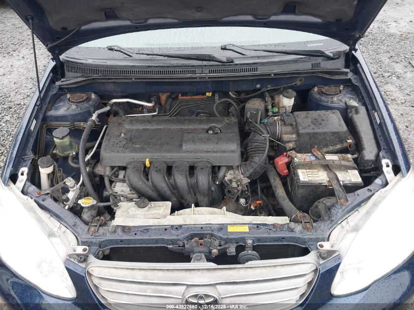 2003 Toyota Corolla Le VIN: 2T1BR38E73C152707 Lot: 43927660