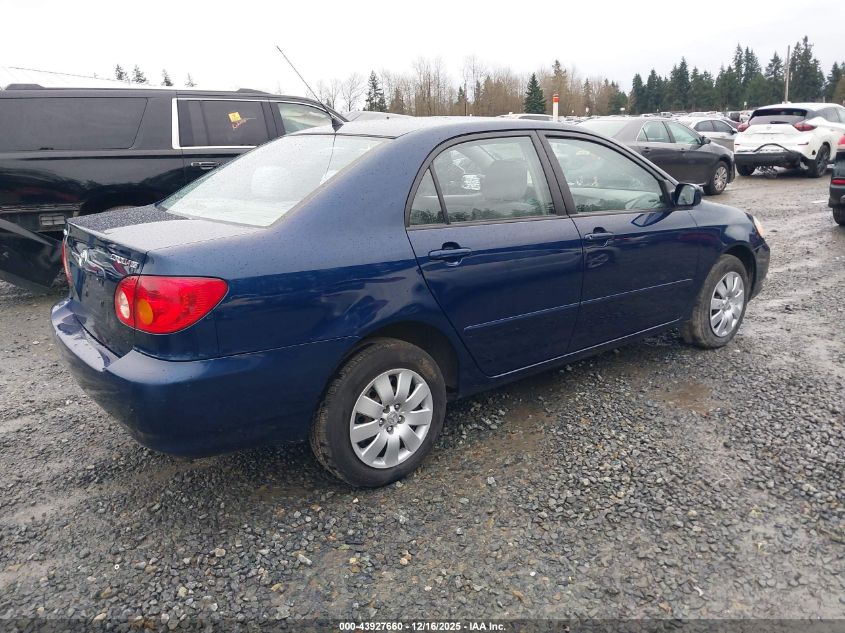 2003 Toyota Corolla Le VIN: 2T1BR38E73C152707 Lot: 43927660