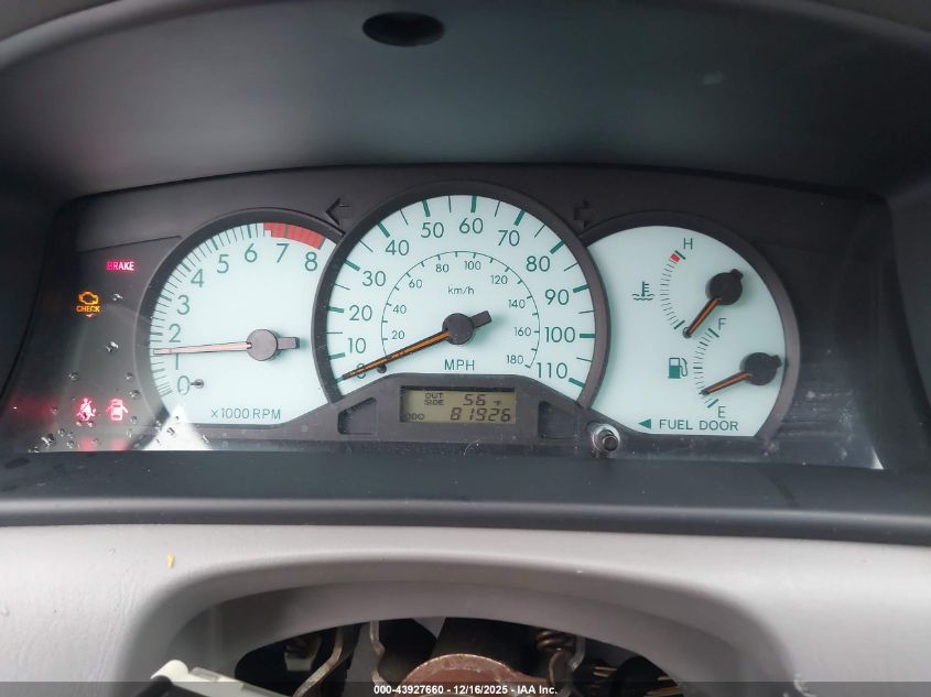 2003 Toyota Corolla Le VIN: 2T1BR38E73C152707 Lot: 43927660