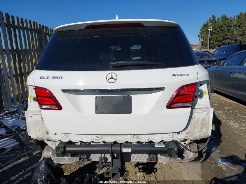 2018 Mercedes-Benz Gle 350 4Matic VIN: 4JGDA5HB0JB088275 Lot: 43927692