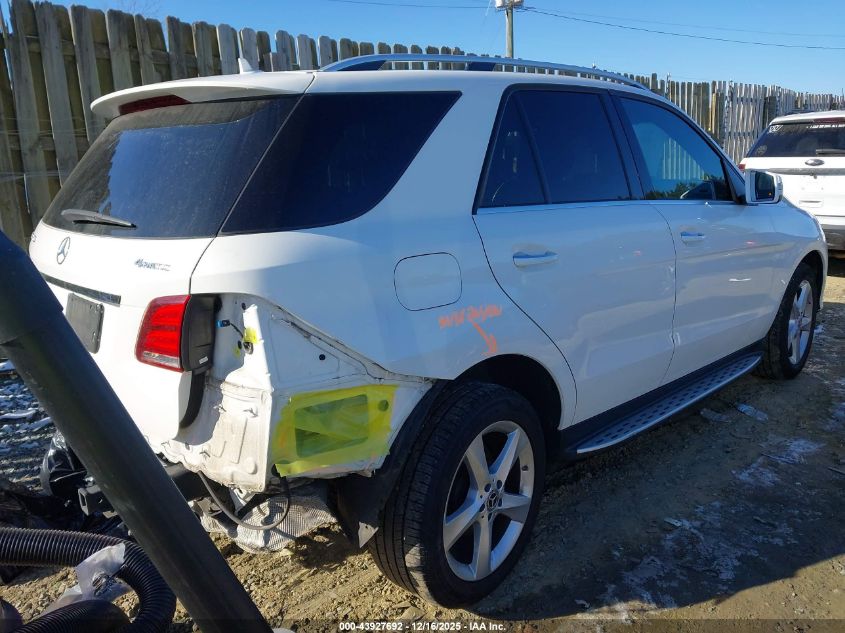 2018 Mercedes-Benz Gle 350 4Matic VIN: 4JGDA5HB0JB088275 Lot: 43927692