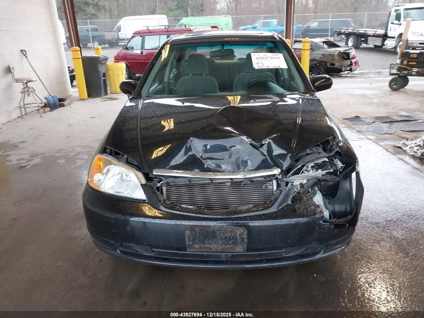 2002 Honda Civic Ex VIN: 1HGES26712L052773 Lot: 43927694