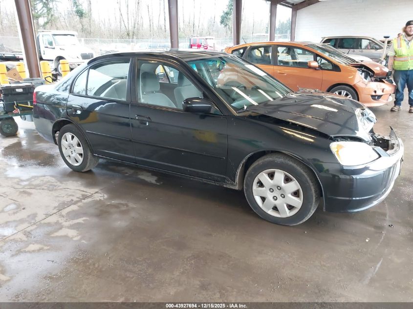 2002 Honda Civic Ex VIN: 1HGES26712L052773 Lot: 43927694