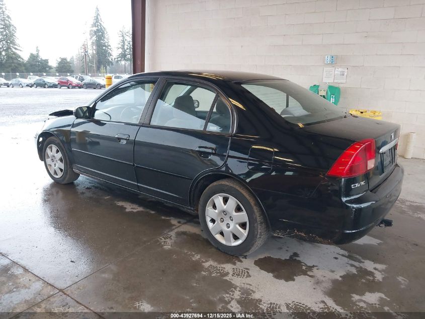 2002 Honda Civic Ex VIN: 1HGES26712L052773 Lot: 43927694