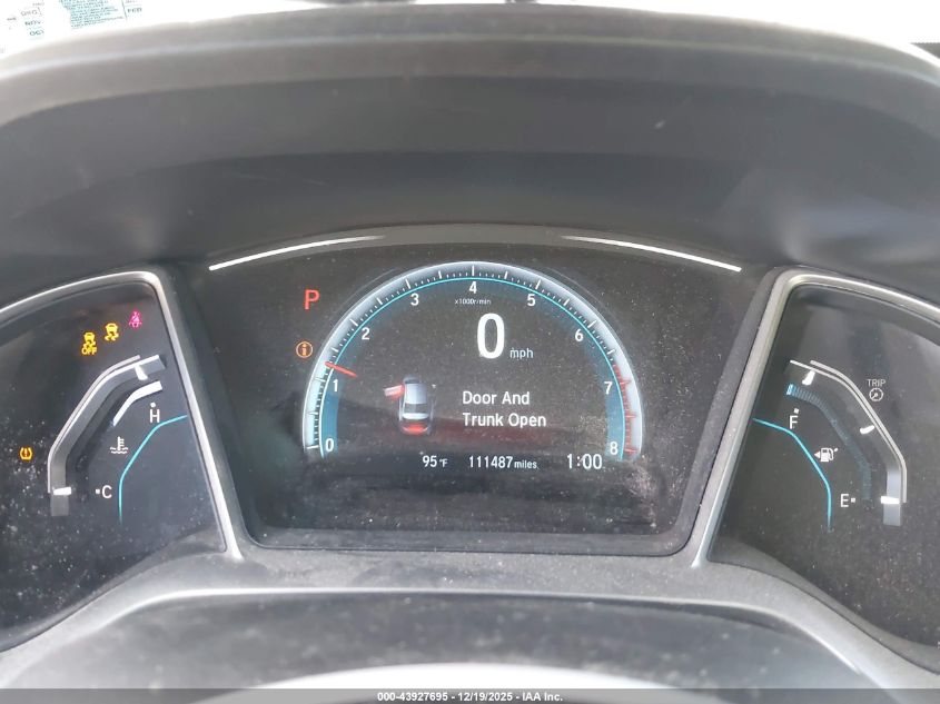 2016 Honda Civic Ex VIN: 19XFC2F7XGE220197 Lot: 43927695