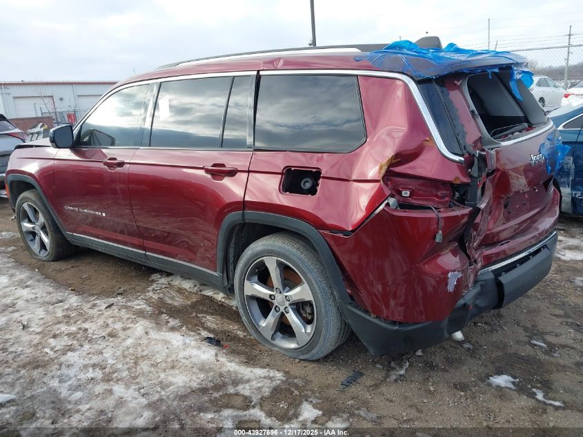 2021 Jeep Grand Cherokee L Limited 4X4 VIN: 1C4RJKBG2M8133652 Lot: 43927696