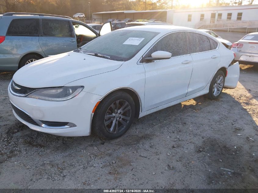 2016 Chrysler 200 Limited VIN: 1C3CCCAB3GN169792 Lot: 43927724