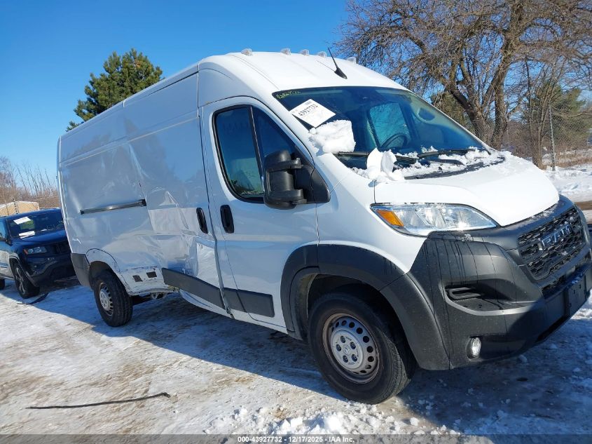 2024 Ram Promaster 2500 Tradesman High Roof 159 Wb W/Pass Seat VIN: 3C6LRVDG3RE143334 Lot: 43927732