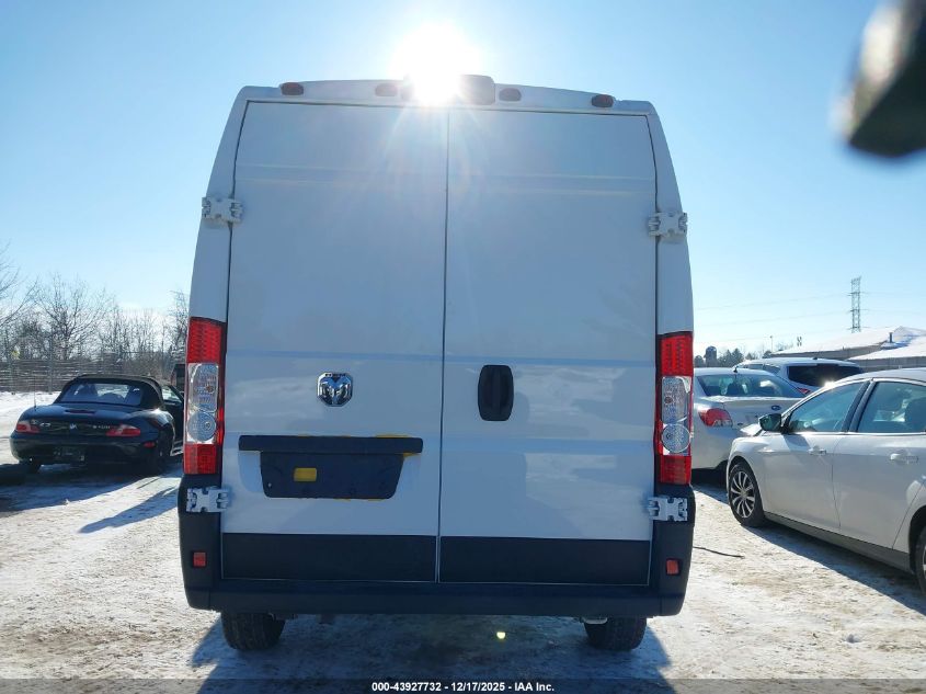 2024 Ram Promaster 2500 Tradesman High Roof 159 Wb W/Pass Seat VIN: 3C6LRVDG3RE143334 Lot: 43927732