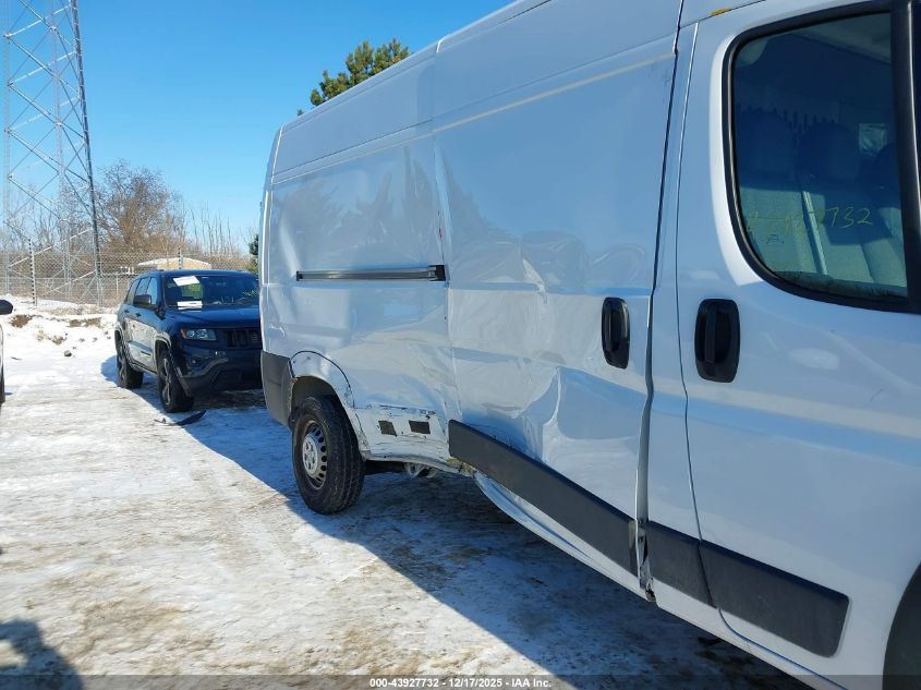 2024 Ram Promaster 2500 Tradesman High Roof 159 Wb W/Pass Seat VIN: 3C6LRVDG3RE143334 Lot: 43927732