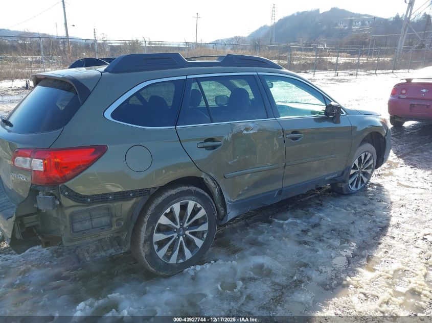 2016 Subaru Outback 2.5I Limited VIN: 4S4BSBNC2G3315310 Lot: 43927744