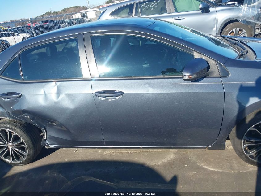 2015 Toyota Corolla S Plus VIN: 2T1BURHE1FC307242 Lot: 43927769