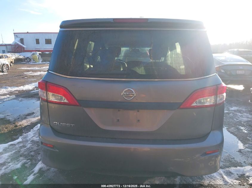 2015 Nissan Quest S VIN: JN8AE2KP9F9122828 Lot: 43927772
