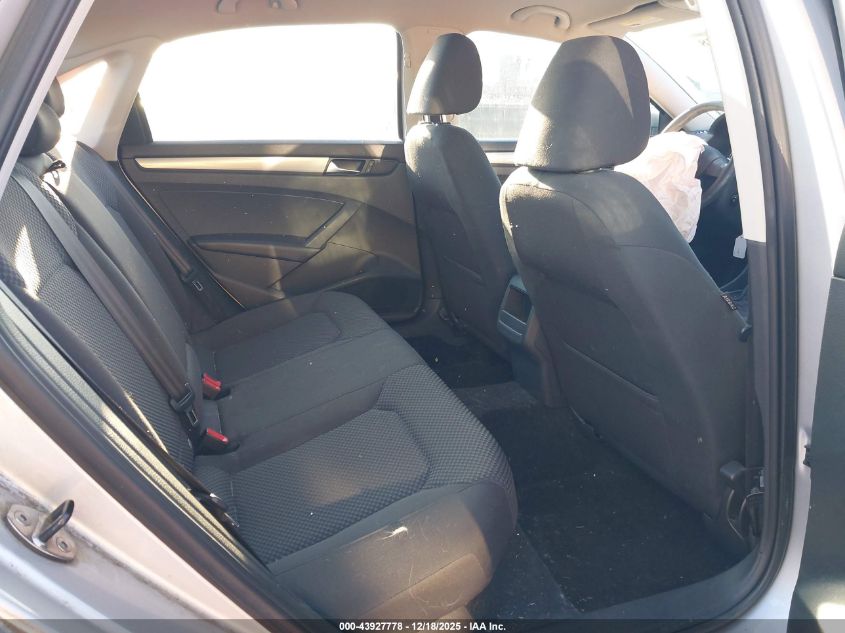 2013 Volkswagen Passat S VIN: 1VWAP7A3XDC130063 Lot: 43927778