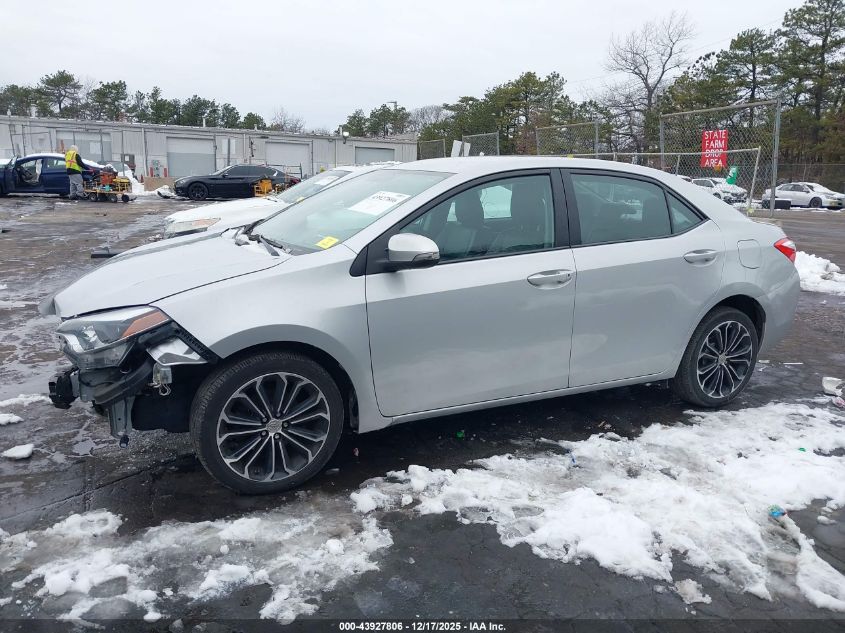 2016 Toyota Corolla S Plus VIN: 2T1BURHE6GC596748 Lot: 43927806
