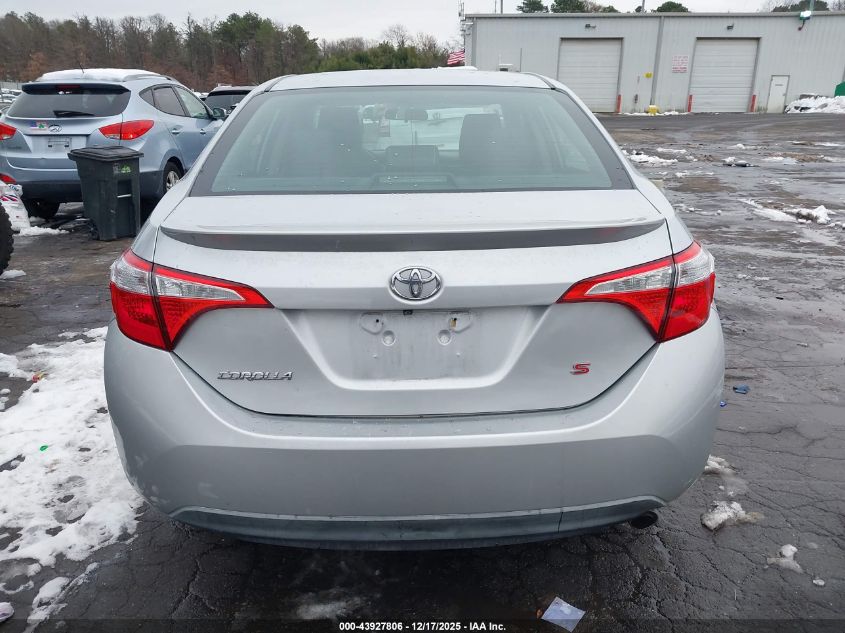 2016 Toyota Corolla S Plus VIN: 2T1BURHE6GC596748 Lot: 43927806