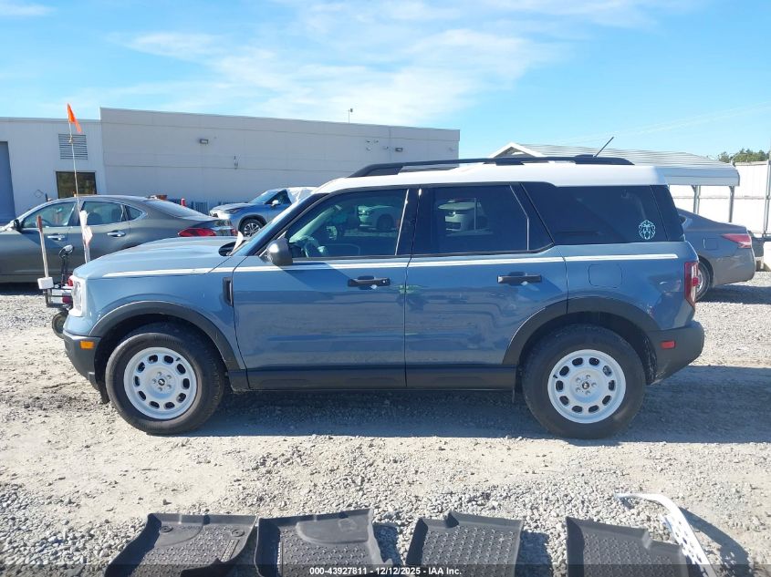 2025 Ford Bronco Sport Heritage VIN: 3FMCR9GN8SRE04302 Lot: 43927811