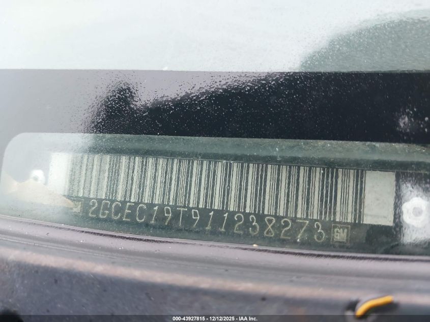2001 Chevrolet Silverado 1500 Ls VIN: 2GCEC19T911238273 Lot: 43927815