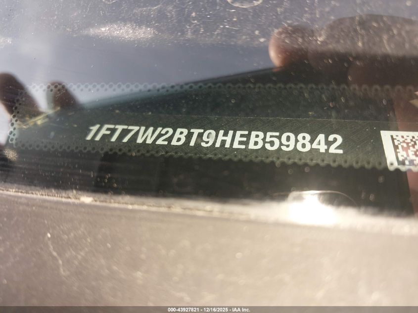 2017 Ford F-250 Lariat VIN: 1FT7W2BT9HEB59842 Lot: 43927821