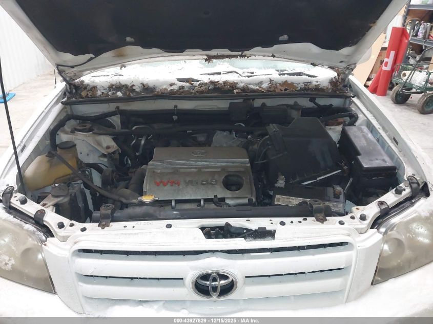 2007 Toyota Highlander V6 VIN: JTEEP21A070210267 Lot: 43927829