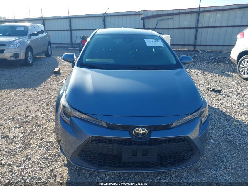 2020 Toyota Corolla Le VIN: 5YFEPRAE4LP008693 Lot: 43927852