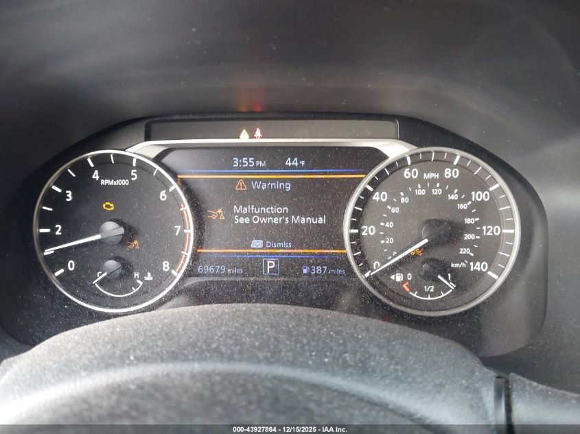 2021 Nissan Altima Sr Intelligent Awd VIN: 1N4BL4CW4MN388601 Lot: 43927864