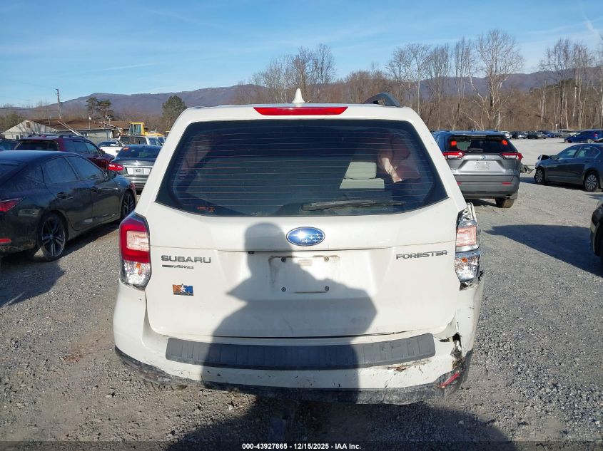 2018 Subaru Forester 2.5I VIN: JF2SJABC3JH617447 Lot: 43927865