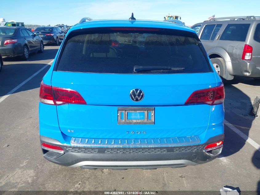 2024 Volkswagen Taos 1.5T Se VIN: 3VVEX7B2XRM057388 Lot: 43927893