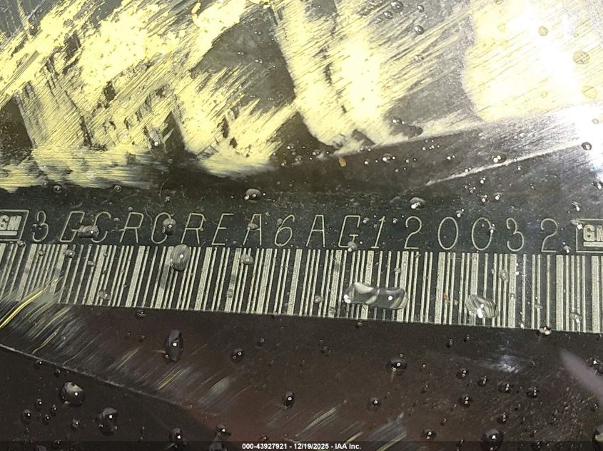 2010 Chevrolet Silverado 1500 Ls VIN: 3GCRCREA6AG120032 Lot: 43927921