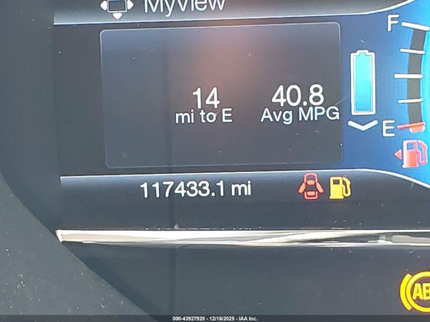 2014 Lincoln Mkz Hybrid VIN: 3LN6L2LU7ER822793 Lot: 43927928