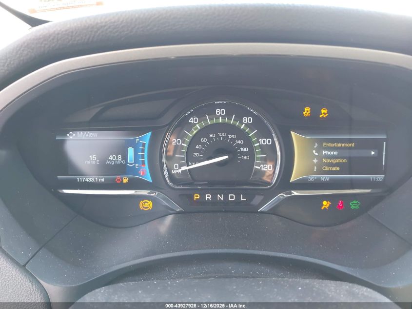 2014 Lincoln Mkz Hybrid VIN: 3LN6L2LU7ER822793 Lot: 43927928