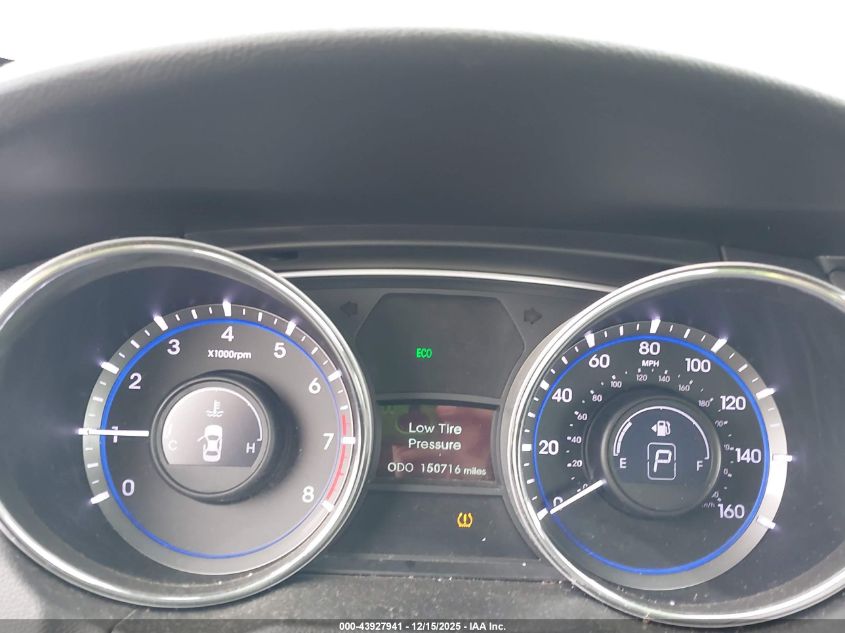 2013 Hyundai Sonata Gls VIN: 5NPEB4AC8DH742185 Lot: 43927941