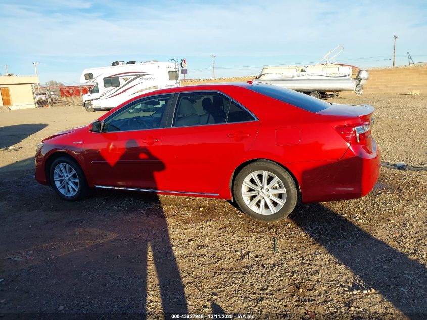2013 Toyota Camry Hybrid Xle VIN: 4T1BD1FK3DU069125 Lot: 43927946