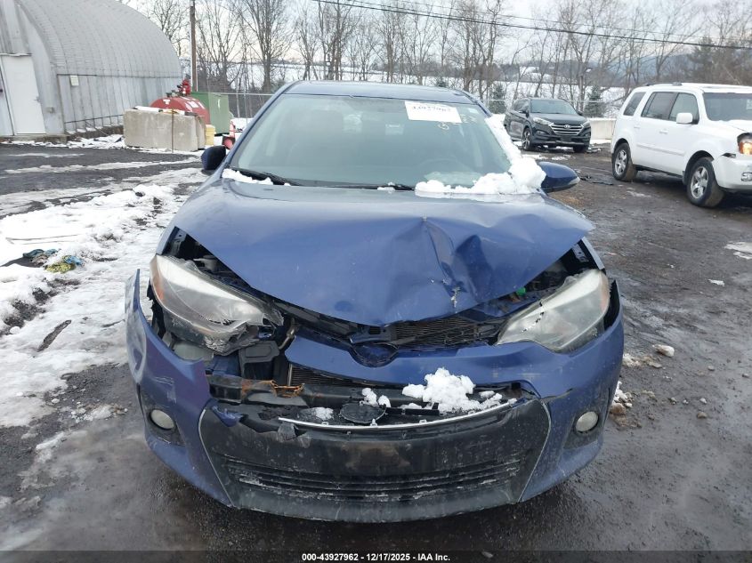 2015 Toyota Corolla S Plus VIN: 2T1BURHE7FC335255 Lot: 43927962