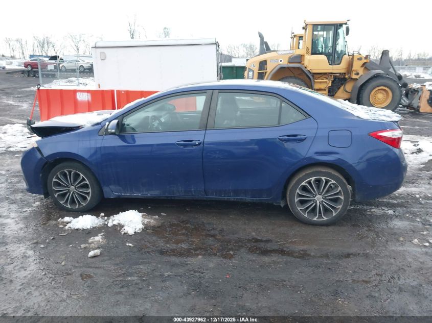 2015 Toyota Corolla S Plus VIN: 2T1BURHE7FC335255 Lot: 43927962