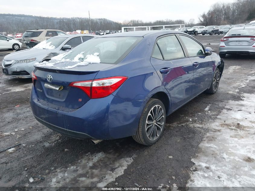 2015 Toyota Corolla S Plus VIN: 2T1BURHE7FC335255 Lot: 43927962