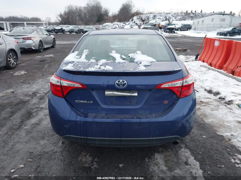2015 Toyota Corolla S Plus VIN: 2T1BURHE7FC335255 Lot: 43927962