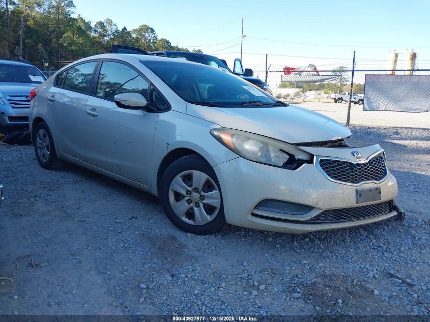 2015 Kia Forte Lx VIN: KNAFK4A69F5335345 Lot: 43927977