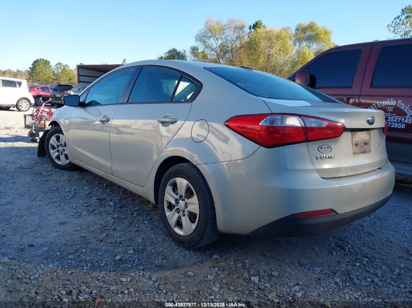 2015 Kia Forte Lx VIN: KNAFK4A69F5335345 Lot: 43927977