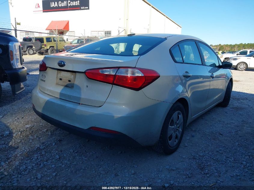 2015 Kia Forte Lx VIN: KNAFK4A69F5335345 Lot: 43927977