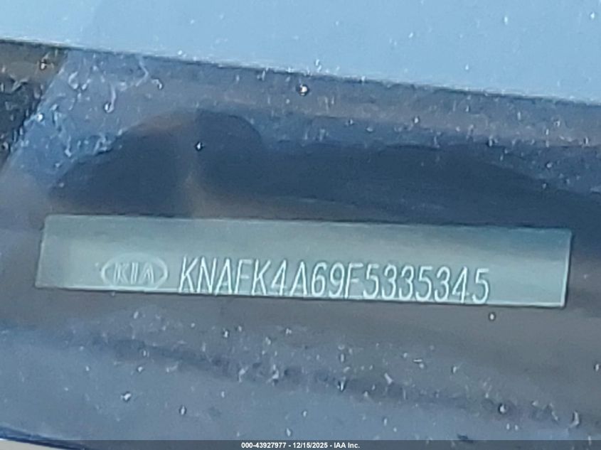 2015 Kia Forte Lx VIN: KNAFK4A69F5335345 Lot: 43927977