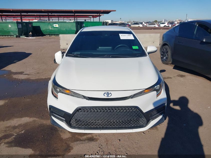 2021 Toyota Corolla Se VIN: JTDS4MCE1MJ053754 Lot: 43927981