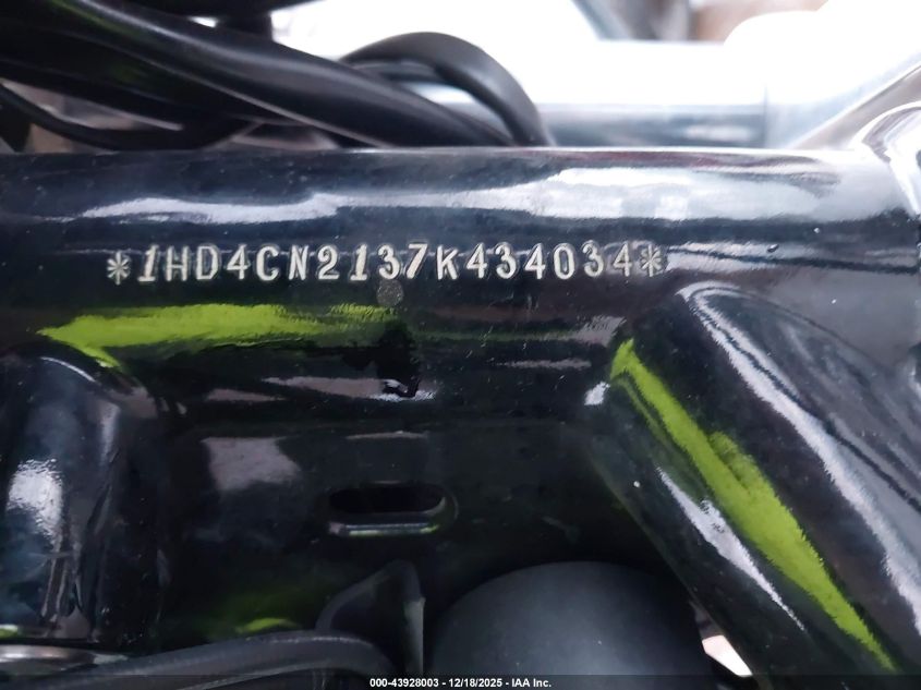 2007 Harley-Davidson Xl883 VIN: 1HD4CN2137K434034 Lot: 43928003